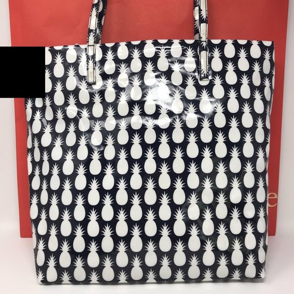 ➕Kate spade daycation pineapple tote poplin shop - Picture 3 of 4